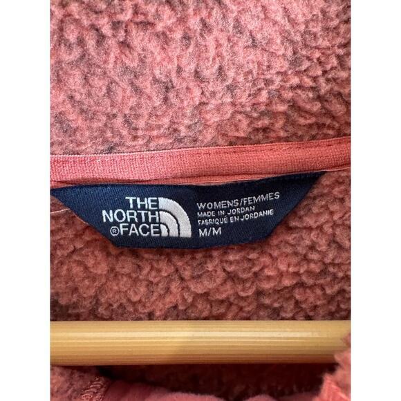 The North Face Pink Red Women’s Crescent  Hooded Sweater M Hiking Outdoors - Picture 7 of 8